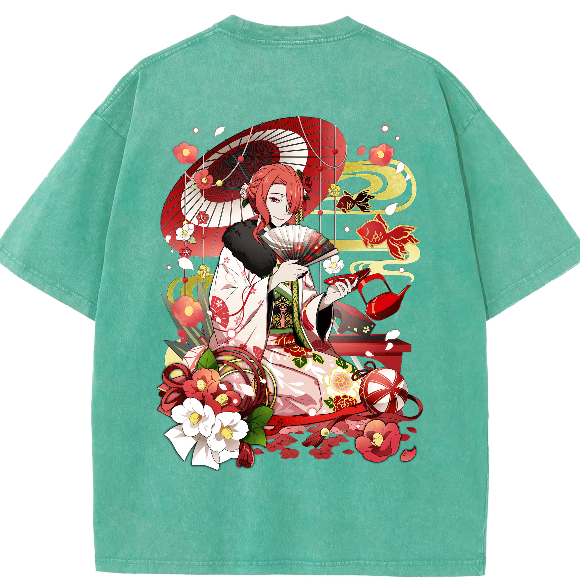 （画像用） 文豪ストレイドッグス Bungo Stray Dogs 綿100% ヴィンテージ風 半袖Tシャツ（背面プリント）